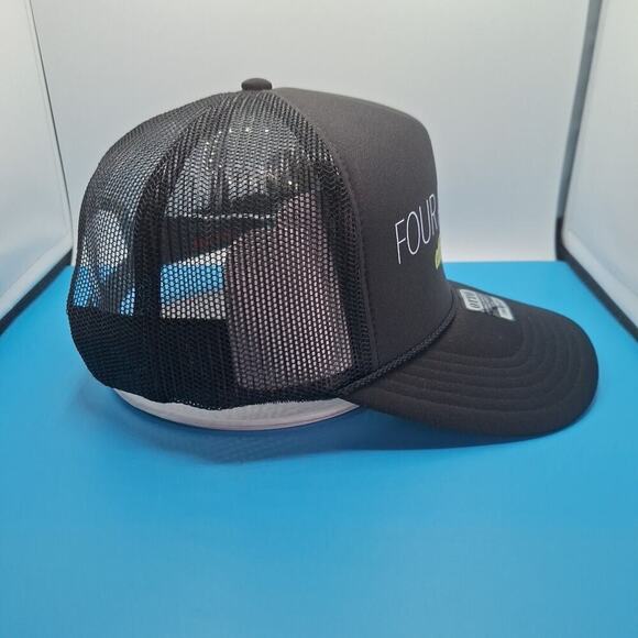 Four And Nine Athleisure Memphis TN Trucker Snapback Hat Cap Black - Picture 5 of 7